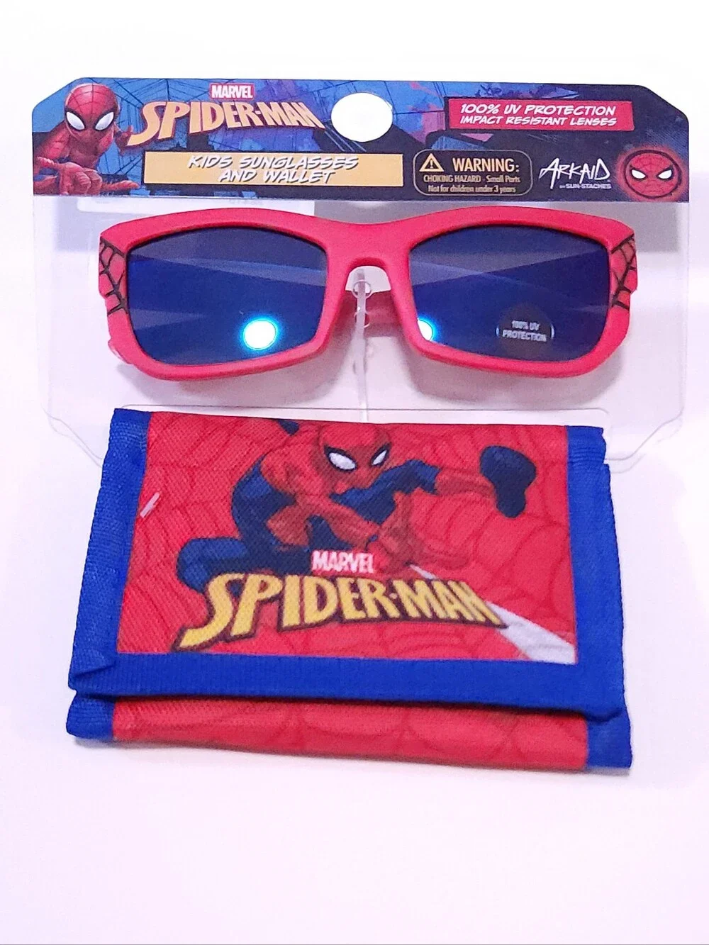 **Choice Of** Cartoon Theme Kids' Sunglasses & Wallet Set